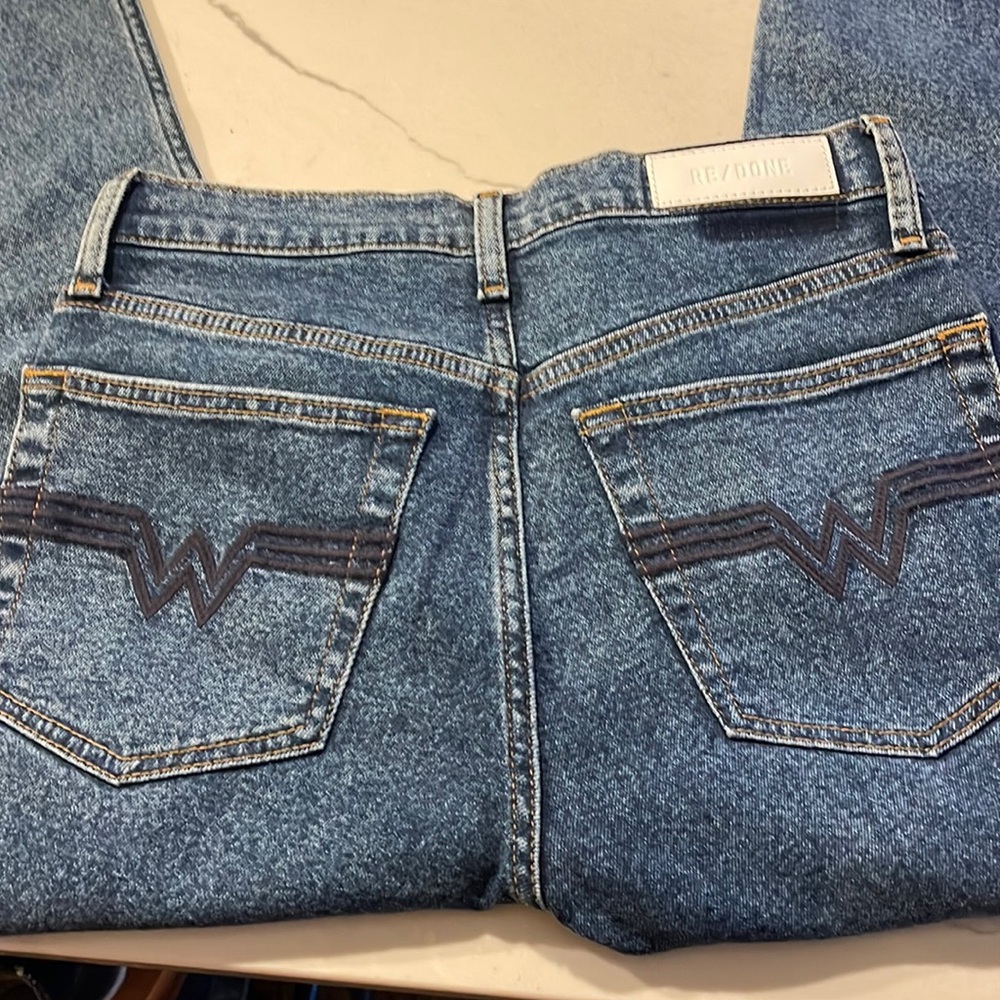 Re/Done size 27 Wonder Woman jeans bnwot